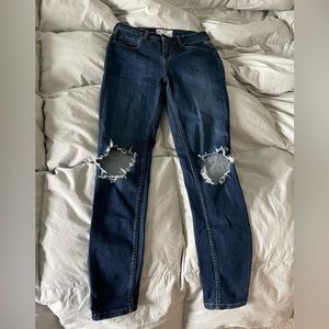 Free People Ripped Skinny Jeans